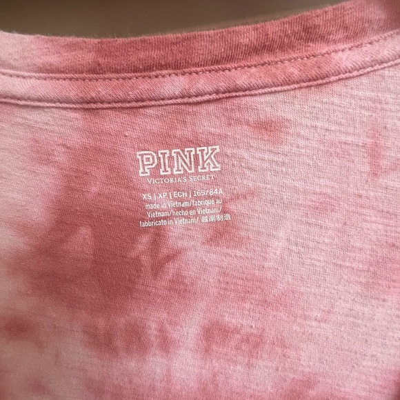 6 Victoria Secret PINK T-Shirt, Sleep Shirt Lot Sz XS - Picture 11 of 15